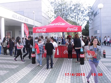 Evento Coca Cola en Campus