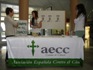 Mesa de la Asociacion Española contra el Cancer (AECC)