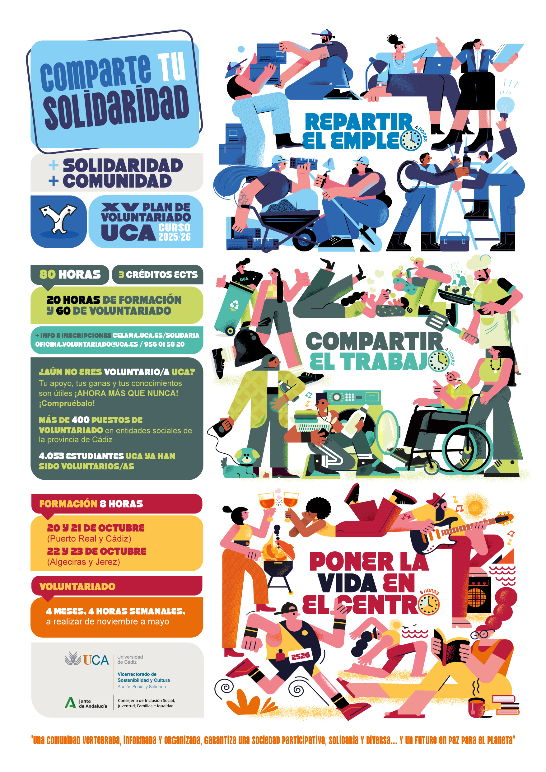 Abierto plazo de inscripción en el XV Plan de Voluntariado UCA Curso 25/26…
