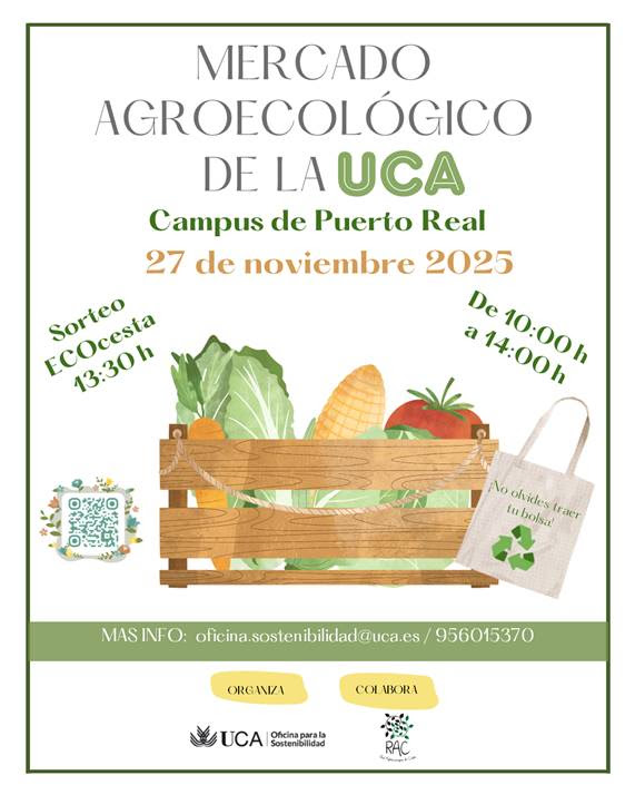 ¡Vuelve el Mercado Agroecológico de la Universidad de Cádiz!