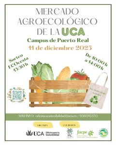¡Vuelve el Mercado Agroecológico de la Universidad de Cádiz!