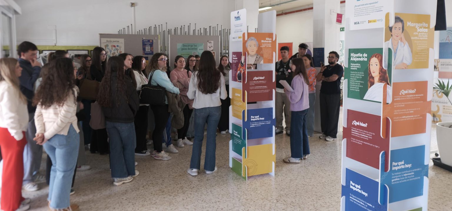 La UCA inaugura en la facultad de Ciencias de la Educación la exposición ‘Preparadas, listas ¡YA!: STEM y mujeres en la Ciencia’
