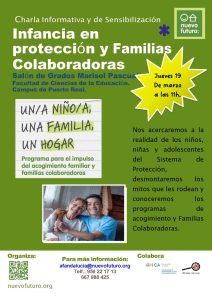 Charla informativa: “Infancia en Protección y Familias Colaboradoras”. 19 de marzo, 1...