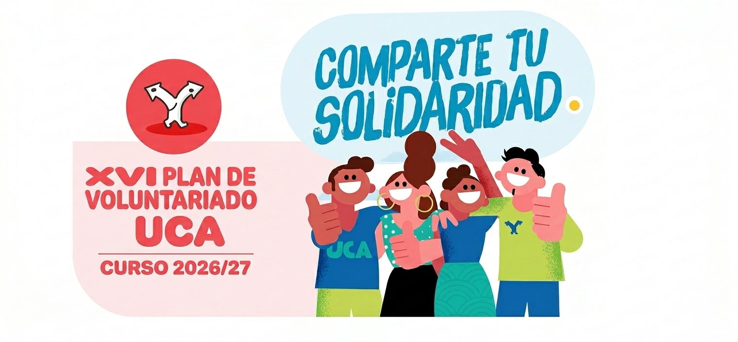 XVI Plan de Voluntariado UCA: sesiones de formación del 19 al 22 de octubre