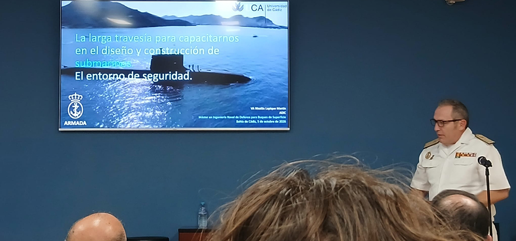 Comienza en la UCA el máster de formación permanente en Ingeniería de Defensa para Buques de Superficie