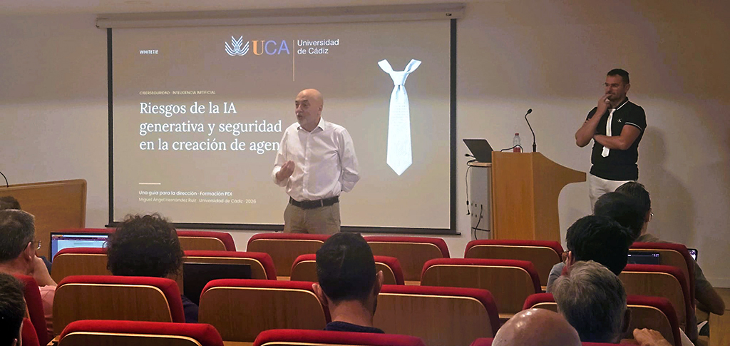 La Universidad de Cádiz celebra la jornada formativa ‘Riesgos de la IA Generativa y Seguridad en la Creación de Agentes’